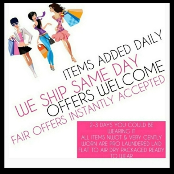 Expresso Top Size 2X Navy Cheveron Print Like New - Picture 8 of 8